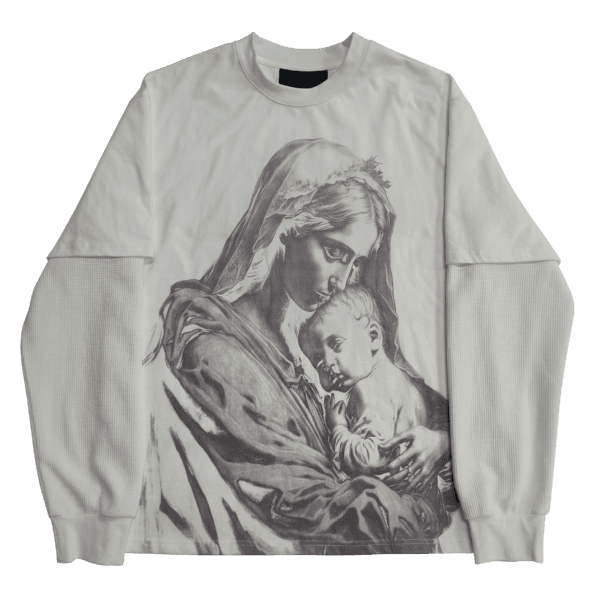 Spring and Autumn Printing Trendy Fashion Versatile Long Sleeve Style 2025 Latest Edition
