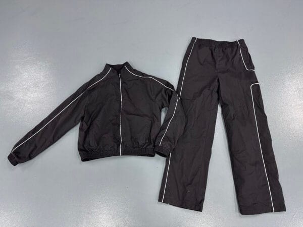 Fit version nylon sports suit, casual sports pants, stand up collar jacket, 2025 new fashion versatile jacket