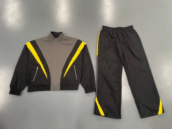 Fit nylon sports suit, casual sports pants, stand up collar jacket, 2025 new model